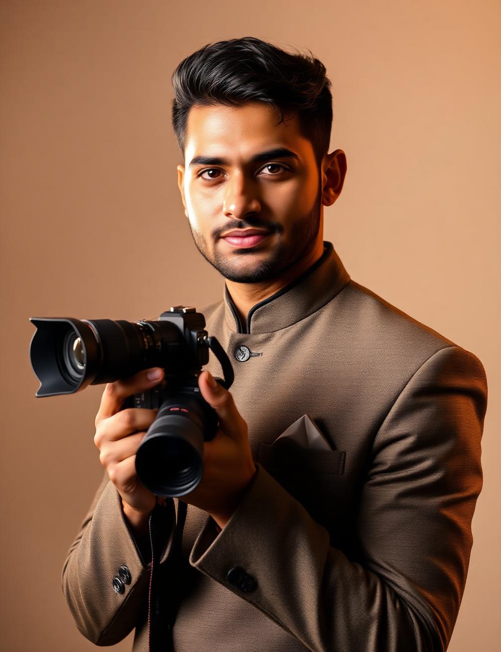 Portrait of Ashok Reddy, founder of Hrushi Photography
